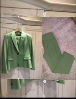 Blazer + Hose Set ZARA Salbeiton Trendarbe wie NEU Gr. L NP120€ Bayern - Landshut Vorschau