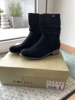 Warme schwarze Stiefeletten Stiefel Boots flach, Gr. 37 NEU Baden-Württemberg - Weinstadt Vorschau