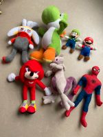 Pokémon spiderman Mario Luigi joschi Kuscheltiere Hessen - Kassel Vorschau