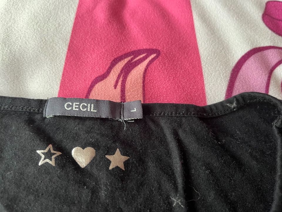 Cecil LA-Shirt Gr. L (42/44) Sterne ⭐️ in Waltershausen