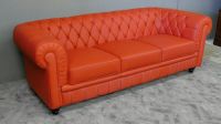 Sessel Sofa Couch Chesterfield Design 3-Sitzer Farbe rot Brandenburg - Beelitz Vorschau