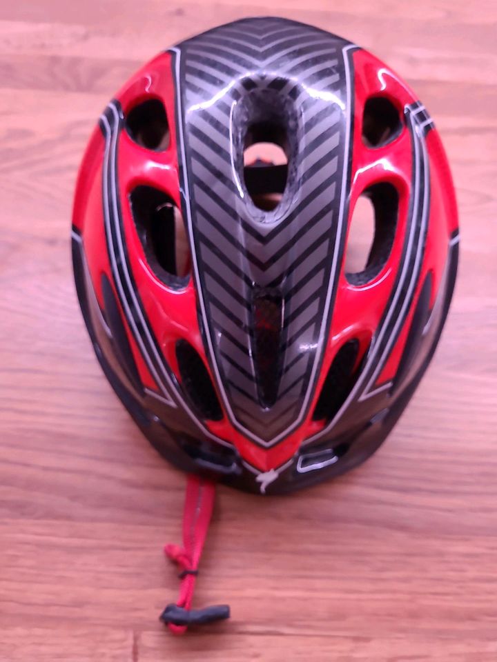 Fahrradhelm/ Helm für Kinder, 50-55 cm, schwarz-rot, Specialized in Bamberg