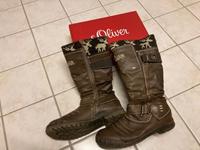 Bequeme warme gefütterte Damen Winterstiefel von S.Oliver, Gr.40 Hessen - Limburg Vorschau