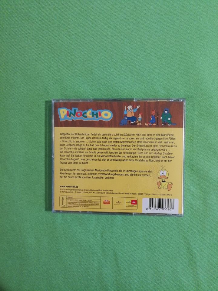 PINOCCHIO – CD Hörspiel  mit 3 Geschichten - ab ca. 4 Jahren in Untergruppenbach