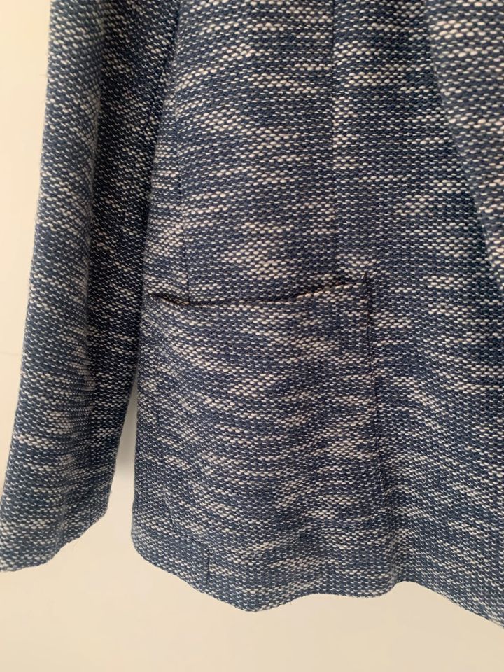 NEU Bien Bleu Strickjacke Jacket Blazer blau meliert XL L in Geldern