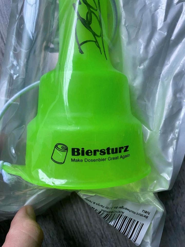 Originalverpackter Biersturz handsigniert von DIE GEBRÜDER BRETT in Kalbsrieth