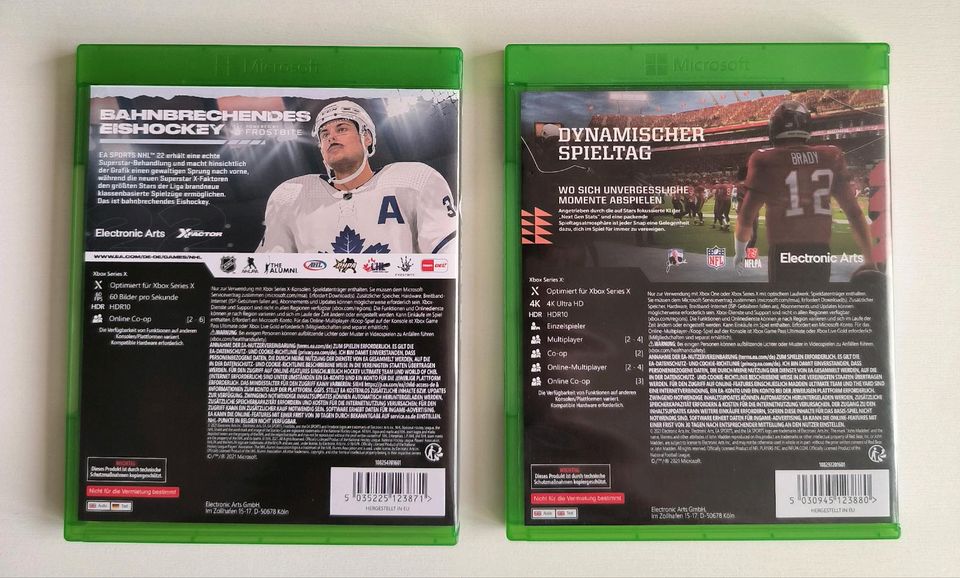 EA SPORTS Madden NFL 22 & NHL 22, Xbox Series X - TOP in Berlin