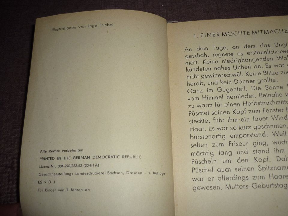 Püschel auf dem Feld - Trompeterbücher Nr. 34 - DDR 1. Auflage in Plauen