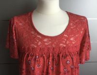 Rotes Shirt / Tunika von Gina mit Spitze, Gr. 44 - NEU Bayern - Schöllkrippen Vorschau