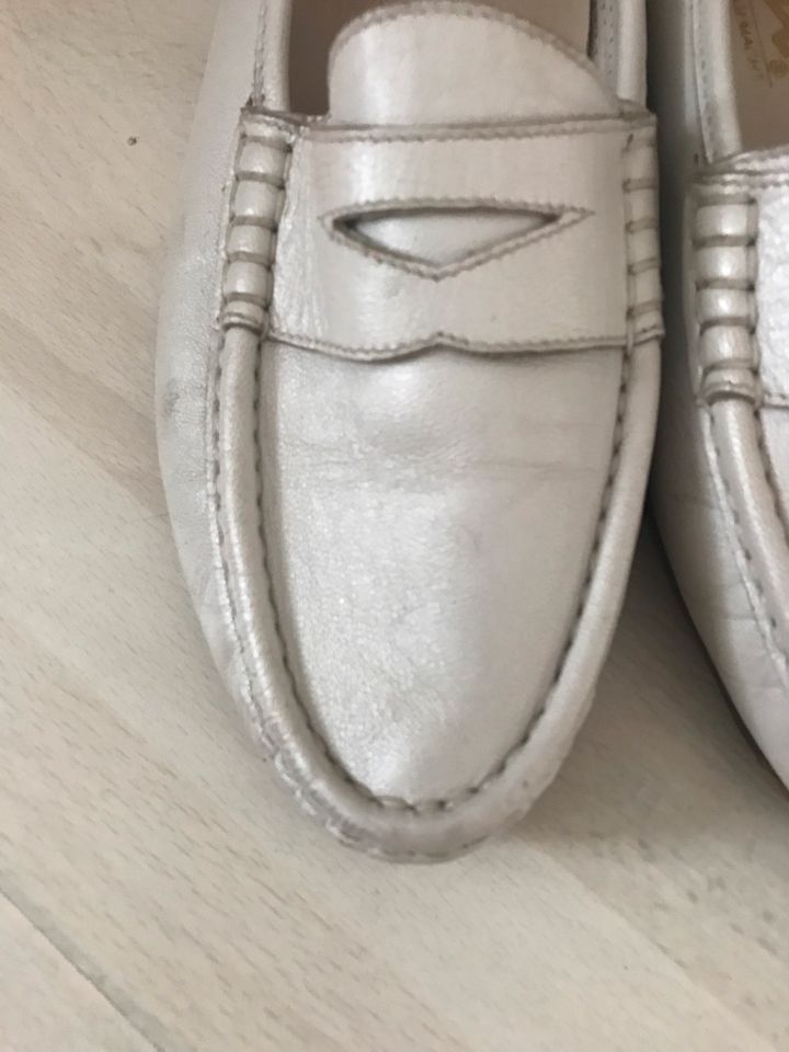 Sioux Damen Leder Schuhe Größe 39,5 Creme weiß neuwertig in Heidelberg