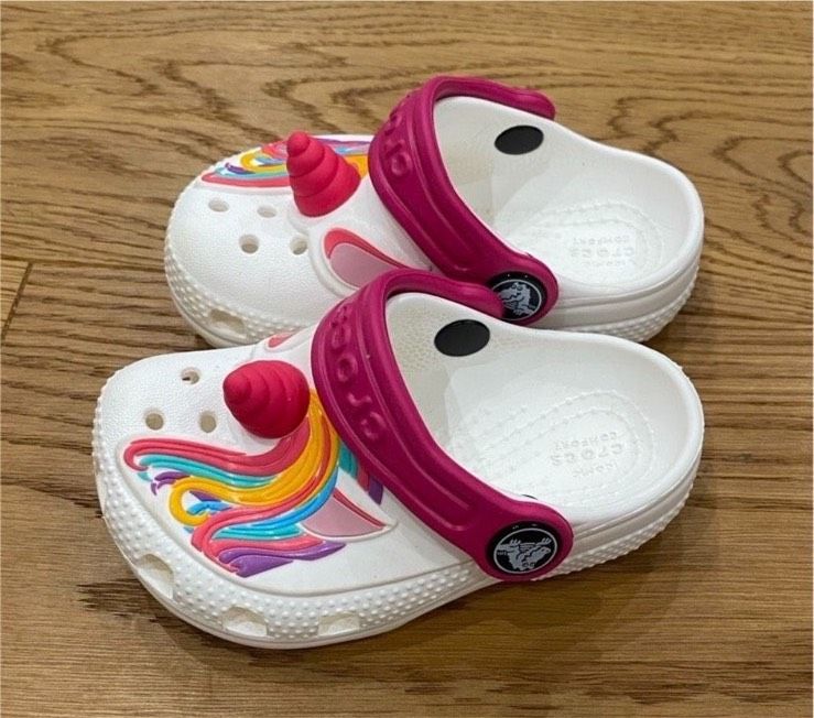 Einhorn crocs, Gr. C5 (20-21), Neu in Hemhofen