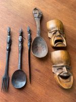 Vintage Holzmasken Wanddekoration Afrika 6 Teile komplett 10€ Nordrhein-Westfalen - Aldenhoven Vorschau