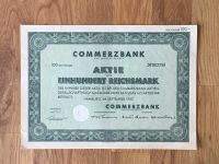 COMMERZBANK AG 100 Reichsmark Aktie Nr. 002298 von 1952 Bonn - Beuel Vorschau