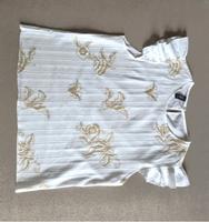 Weiß goldene Bluse T-Shirt von Multiblu Größe 40 Brandenburg - Nauen Vorschau