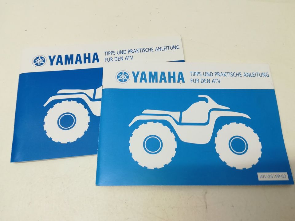 Yamaha Quad Fahrhinweise 2 mal da in Kraichtal