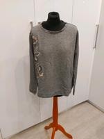 Neuw.. Yessica Sweatshirt grau oversize Blumen Stickerei M L Hessen - Fulda Vorschau