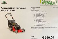 Rasenmäher Herkules MB530SHW *Abverkauf* HONDA Motor Bayern - Grainet Vorschau