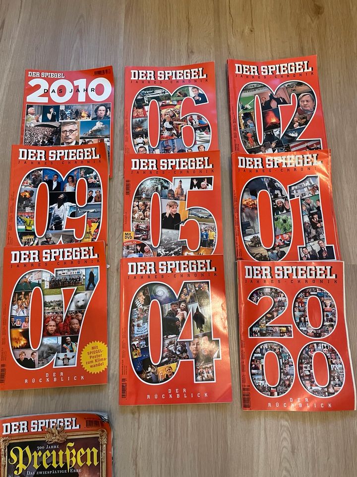 Der Spiegel Zeitschrift Jahreschronik 2000 - 2010 einzeln in Berlin