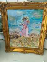 Gemälde Claude Monet Frau mit Schirm copie k.mehret 93 Baden-Württemberg - Filderstadt Vorschau