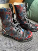 Underground Stiefel Boots England 7 Gothic Punker Stahlkappen Hessen - Steinau an der Straße Vorschau
