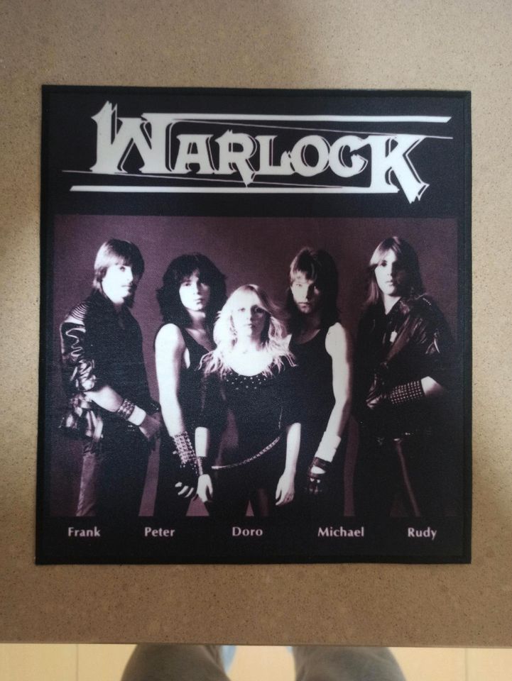 Warlock Group 1983 Backpatch New. in Melle