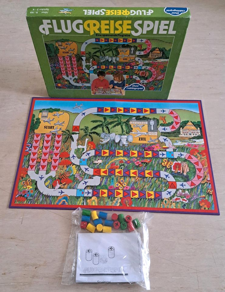 Spiel, Flugreisespiel, von 1989, neuw. + vollst. in Embsen