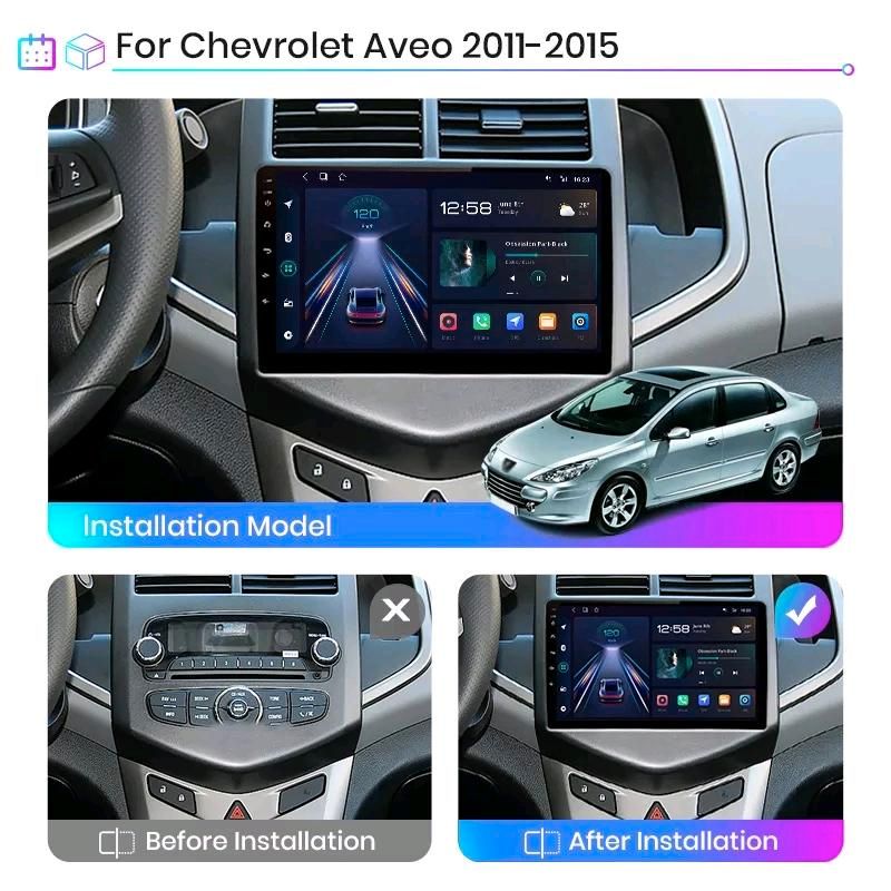 Android Autoradio Chevrolet Aveo 2 Sonic T300 2011 - 2015 in Burghausen