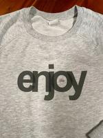ENJOY Leichtes schmales Sweatshirt "Enjoy Life" Gr. S TOP Niedersachsen - Hemmingen Vorschau