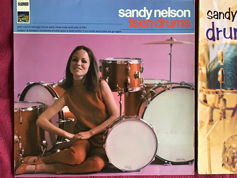 2x Vinyl LP Sandy Nelson: Teen Drums & Drums Drums Drums in Dortmund