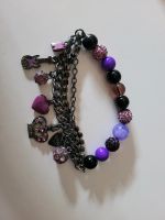 Hard Rock Cafe Armband Rockabilly lila schwarz Strass Perlen Nordrhein-Westfalen - Witten Vorschau