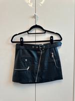 Manokhi Minirock aus Leder In Schwarz Gr. XS München - Pasing-Obermenzing Vorschau
