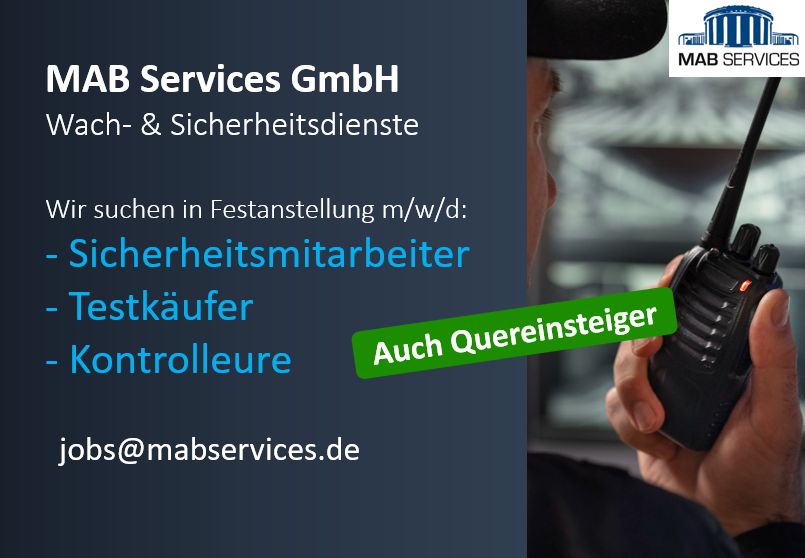 Sicherheitsmitarbeiter mwd - Quereinstieg | 58513 Lüdenscheid in Lüdenscheid