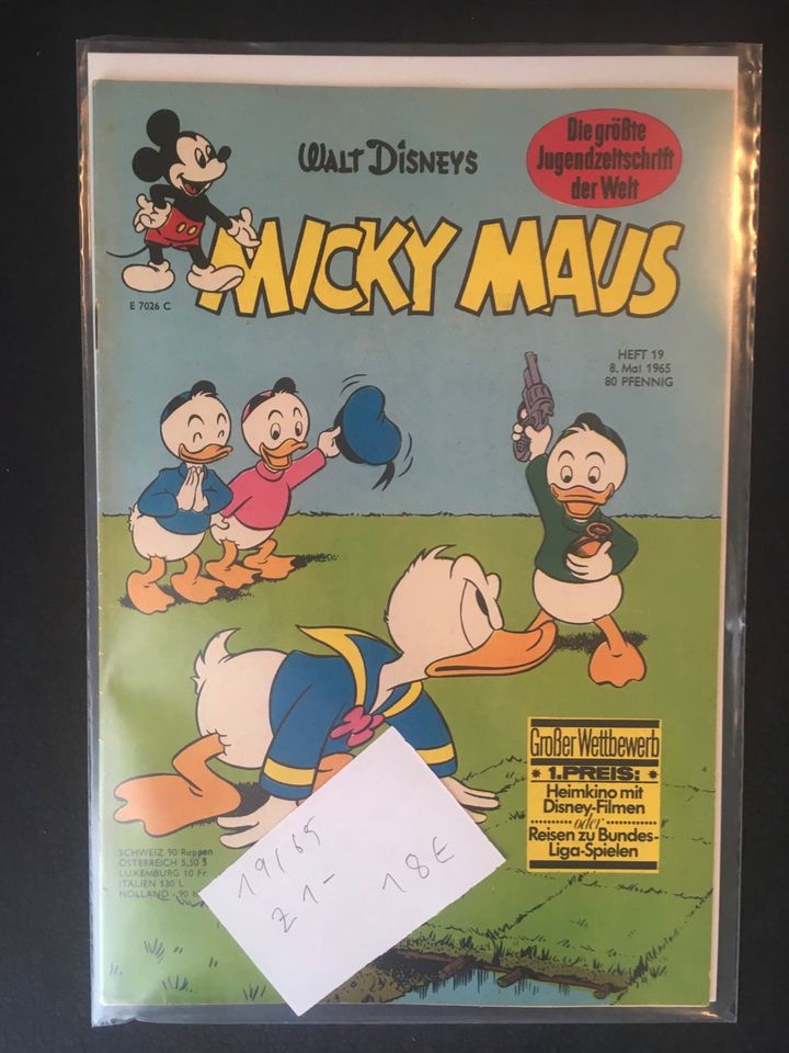 28 Micky Maus Hefte von Nr 1 bis Nr 32 von 1965 in Mecklenbeck