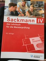 Sackmann das Lehrbuch für die Meisterprüfung 43. Auflage Brandenburg - Caputh Vorschau