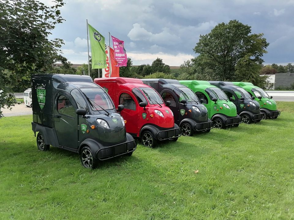 E-Frosch MAX Transporter Auto Laubfrosch 4Rad Elektro Volta Grand Extra AIXAM PRO E-TRUCK Pritsche Kühler PICKUP D-Truck MICROCAR 4 Rad Lastenrad Lastentransporter MEGA V-MAX Tuk TUK Elektrofrosch TUC in Waren (Müritz)