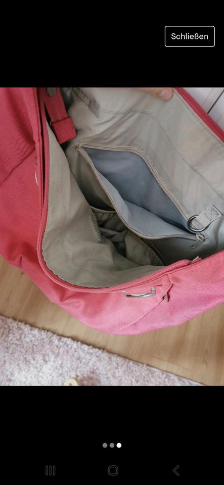 Große Rosa Wickeltasche Lässig in Neudenau 