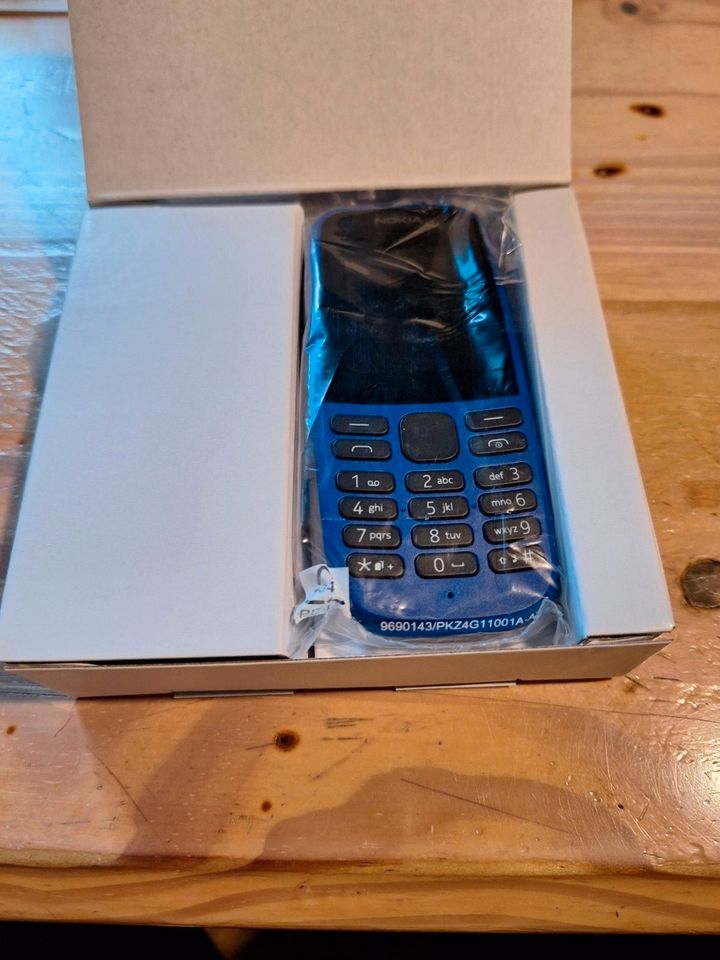Nokia 105, 4th Edition, Dual Sim, Version 2019, Blau, Neu, OV!!! in Otzberg
