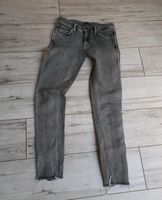 Levi's Line 8 high waist Jeans Damenjeans grau destroyed Fransen Niedersachsen - Bülstedt Vorschau