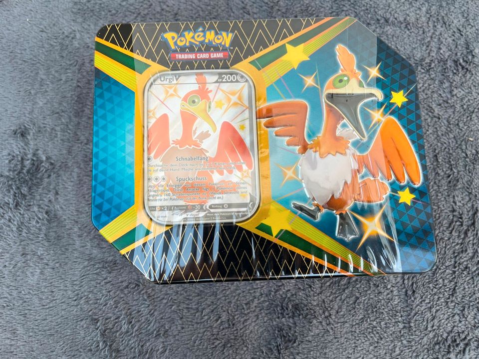 Pokémon Glänzendes Schicksal Tin Box Urgl NEU OVP in Albershausen