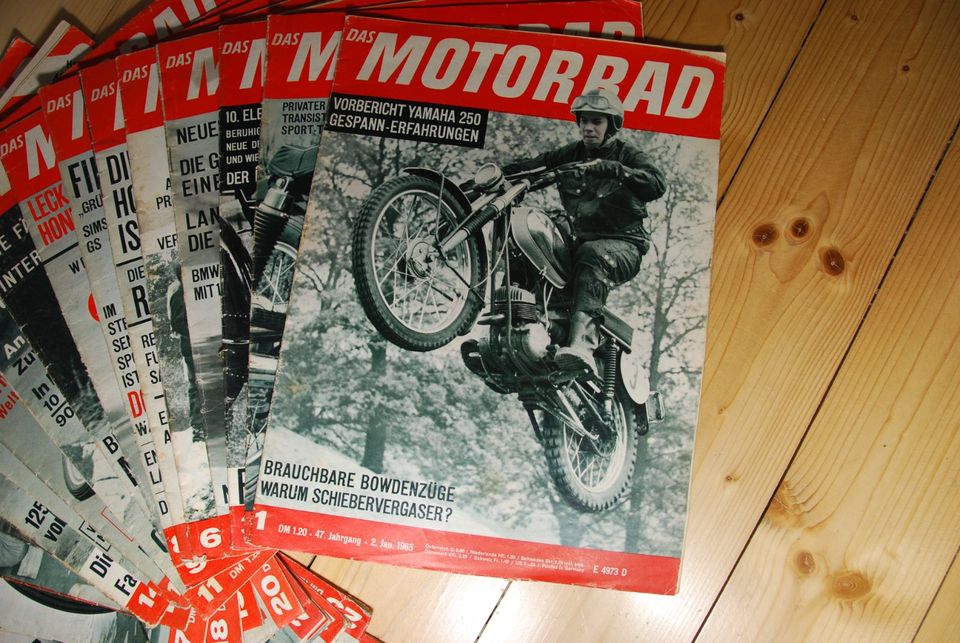 25 Stck. Motorrad Hefte Jahrgang 1964 und 10 Stck von 66 in Burgberg