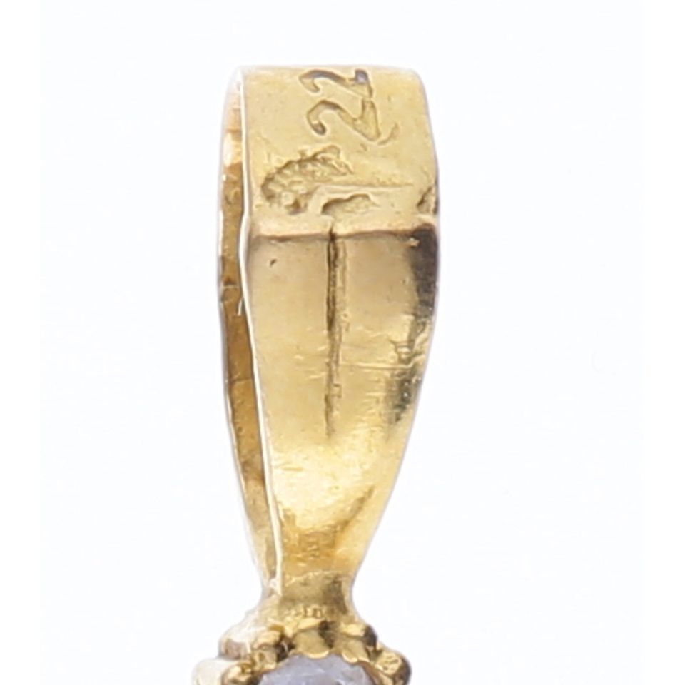 GOLD ANHÄNGER 22k 916 5,4cm L 2,1cm B 5,34g GG AU in Berlin