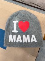 NEU Baby Kinder Mütze I love Mama Stoff Frühling dünner Stoff Baden-Württemberg - Konstanz Vorschau