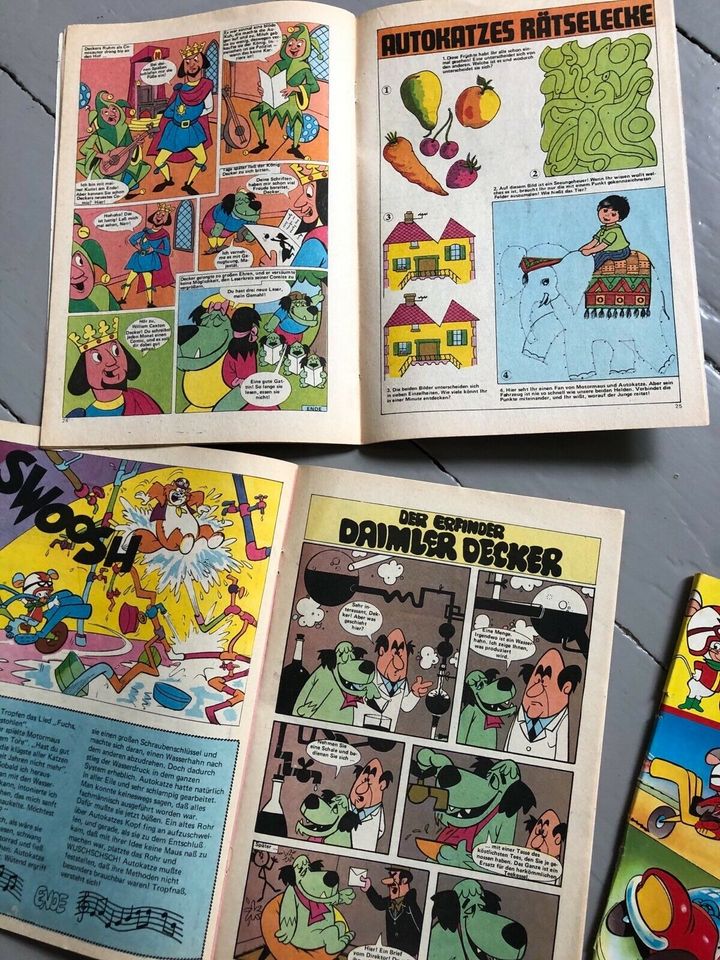 Alte Comics 70er Donald Duck Yogi Bär Katz Maus Motor Maus in Mönchengladbach