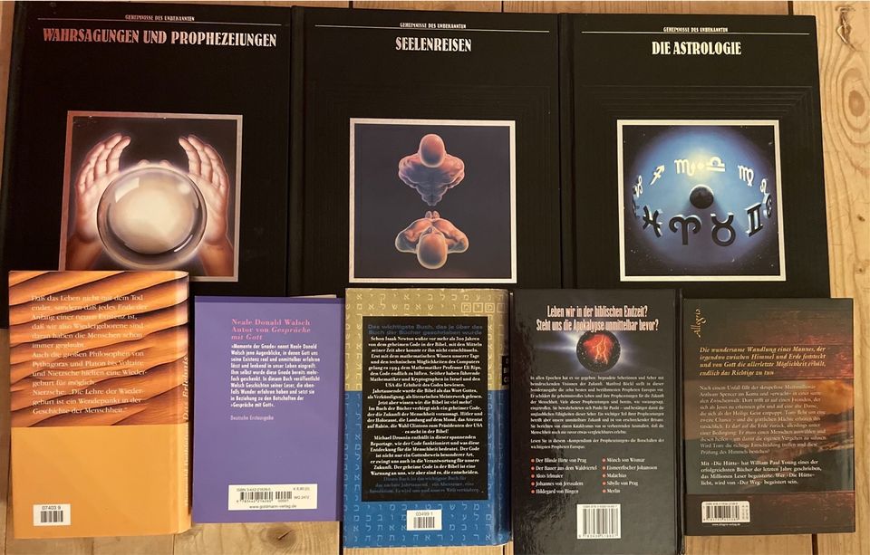 Bücher Esoterik Gott Wiedergeburt Astrologie in Handewitt