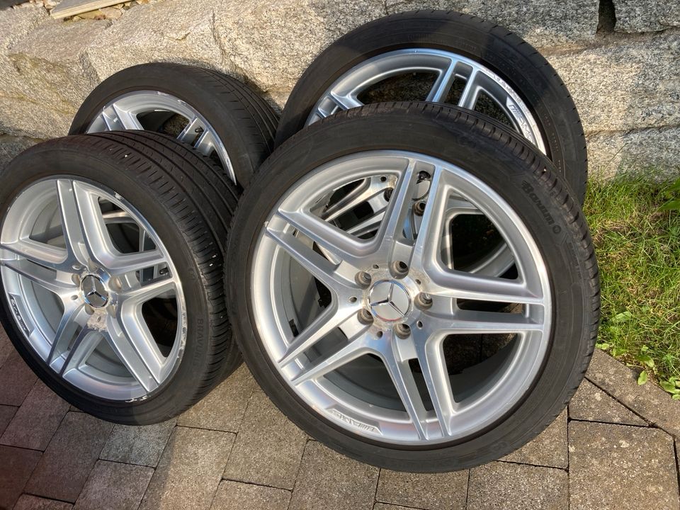 Mercedes ////AMG 18Zoll Alufelgen W204 S204 in Freudenberg (Oberpfalz)