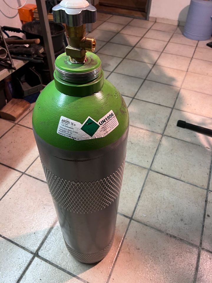 Schutzgasflasche 20 Liter Argon 82/18 in Beselich