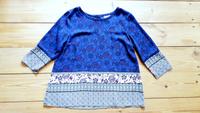 NEU LongBluse Tunika 40 YESSICA Blau mit Creme Berlin - Neukölln Vorschau