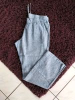 Sommerhose grau weiß meliert Stretchbund Gummizug wide regular Baden-Württemberg - Schwieberdingen Vorschau