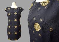 Vintage Lurex Brokat Cocktail Kleid 60er-Style Mod Asia Tunika S Leipzig - Möckern Vorschau