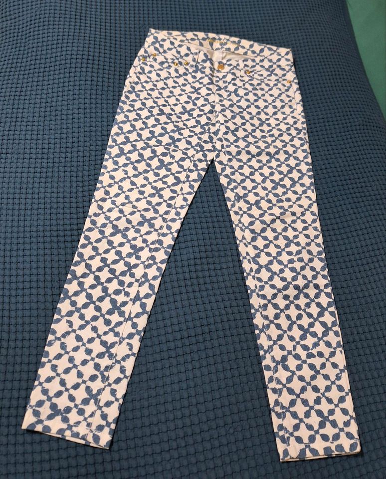 Michael Kors Skinny Jeans weiß blau Gr. 0/XXS/32 in Ingolstadt